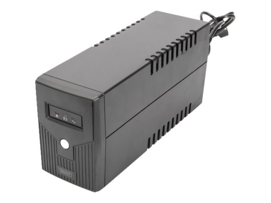 Digitus | Line-Interactive UPS | Line-Interactive UPS DN-170063, 600VA, 360W, 1x 12V / 7Ah battery, 2x CEE 7 / 7 outlet, 2x RJ-11, 1x USB 2.0 type B, LED, Simulated Sine Wave, 298x101x142mm, 4.35kg | 600 VA | 360 W