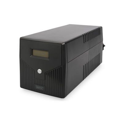 Digitus | Line-Interactive UPS | Line-Interactive UPS DN-170076, 2000VA / 1200W 12V / 9Ah x2 battery, 4x CEE 7 / 7, USB, RS232, RJ45,LCD, Simulated sine wave, 198 x 158 x 380 mm, Weight: 10.5 kg | 2000 VA | 1200 W