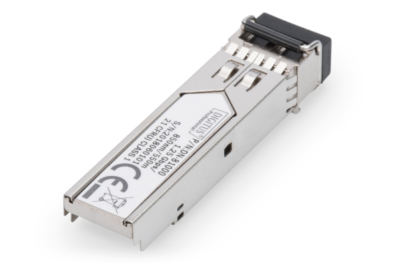 Digitus | Mini SFP Module | DN-81000 | 50-62.5 / 125 μm MMF (Multi-Mode Fiber) | Multimode LC Duplex Connector | 1250 Mbit / s | Wavelength 850 nm | Maximum transfer distance 550 m
