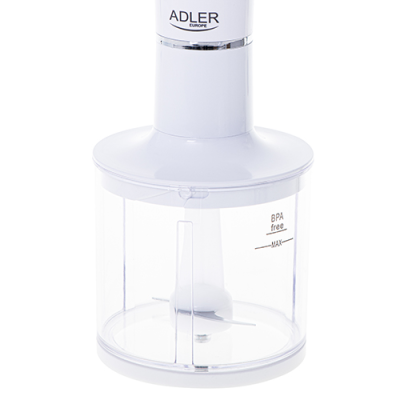 Adler | Hand blender set | AD 4620 | Hand Blender | 800 W | Number of speeds 2 | Chopper | White