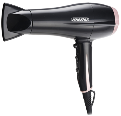 Mesko | Hair Dryer | MS 2249 | 2000 W | Number of temperature settings 3 | Black / Pink
