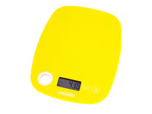 Mesko | Kitchen scale | MS 3159y | Maximum weight (capacity) 5 kg | Graduation 1 g | Display type LCD | Yellow