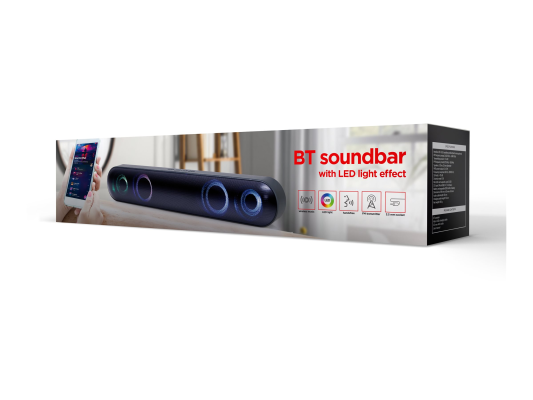 Gembird | Bluetooth soundbar | SPKBT-BAR400L | Bluetooth | Black | Portable | Wireless connection