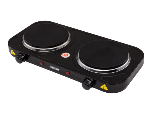 Mesko | Electric stove | MS 6509 | Number of burners / cooking zones 2 | Black | Electric