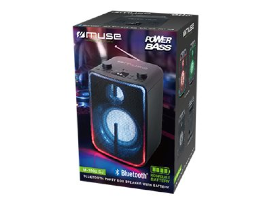 Muse | Bluetooth Party Box Speaker with Battery | M-1802DJ | 60 W | Bluetooth | Black | Wireless connection