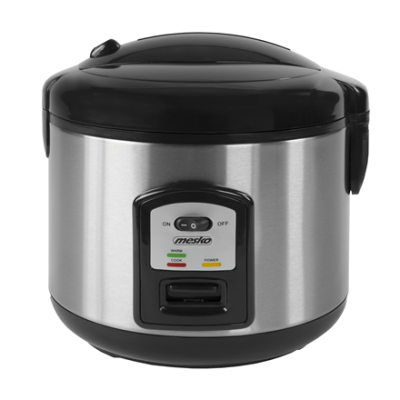 Mesko | Rice cooker | MS 6411 | 1000 W | 1.5 L | Black / Stainless steel