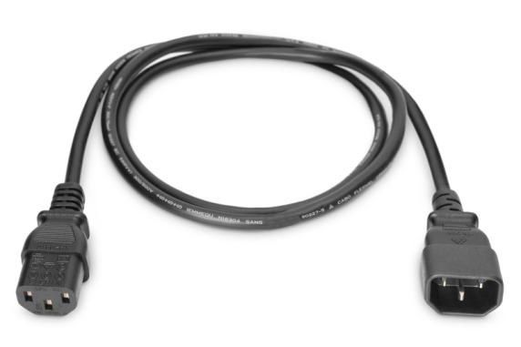 Digitus | Power Cord extension cable C13 - C14, | AK-440201-018-S | Black