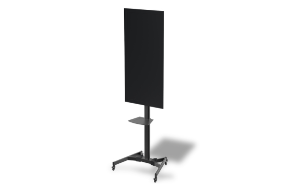 Digitus | Floor stand | TV-Cart for screens up to 70", max. 50kg wheelbase, VESA max. 600x400 | Tilt | 37-70 " | Maximum weight (capacity) 50 kg | Black