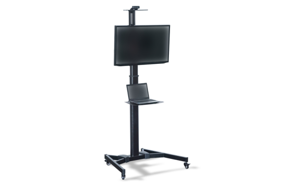 Digitus | Floor stand | TV-Cart for screens up to 70", max. 50kg wheelbase, VESA max. 600x400 | Tilt | 37-70 " | Maximum weight (capacity) 50 kg | Black