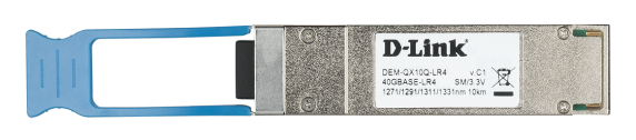 D-Link | Multi-mode Transceiver | DEM-QX10Q-LR4 | Single-mode | QSFP+ Connector | Wavelength 1271 nm, 1291 nm, 1311 nm, 1331 nm | Maximum transfer distance 10000 m