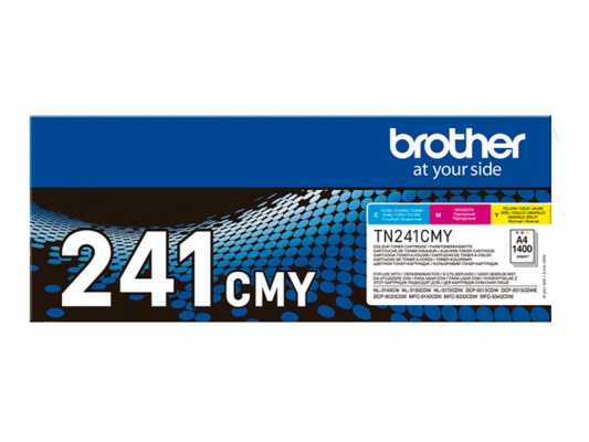 Brother TN241CMY | Toner Multipack | Cyan, Magenta, Yellow
