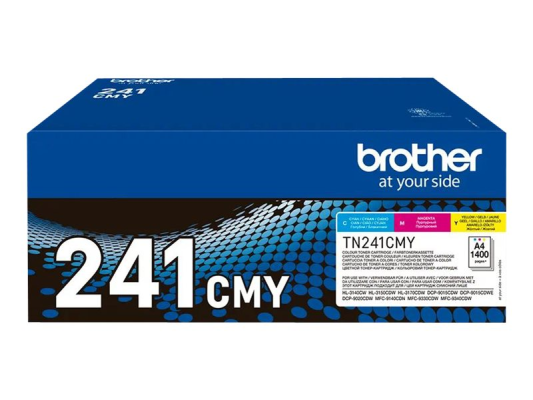 Brother TN241CMY | Toner Multipack | Cyan, Magenta, Yellow