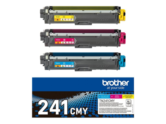 Brother TN241CMY | Toner Multipack | Cyan, Magenta, Yellow
