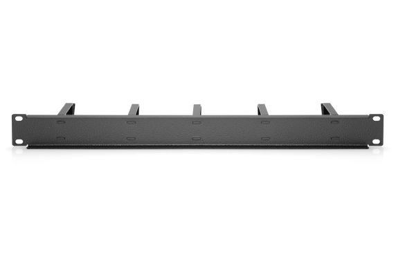 Digitus | Cable Management Panel | DN-97602 | Black | 5x cable management ring (HxD: 40x60 mm). The Cable Management Panel is getting fixed on the 483 mm (19“) profile rails. Five cable guiding rings allow an easy, horizontal array of patch cables