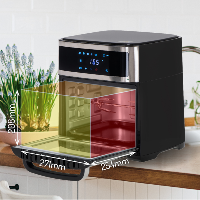 Adler | Airfryer Oven | AD 6309 | Power 1700 W | Capacity 13 L | Stainless steel / Black