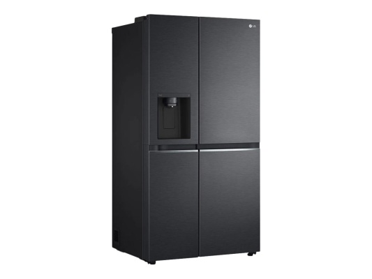 LG | Refrigerator | GSLV71MCLE | Energy efficiency class E | Free standing | Side by side | Height 179 cm | No Frost system | Fridge net capacity 416 L | Freezer net capacity 219 L | 36 dB | Matte Black