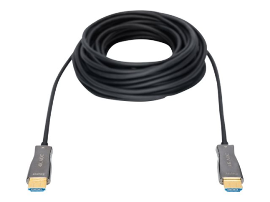 Digitus | HDMI AOC Hybrid-Fiber Connection Cable | AK-330125-100-S | HDMI Male (type A) | HDMI Male (type A) | HDMI to HDMI | 10 m