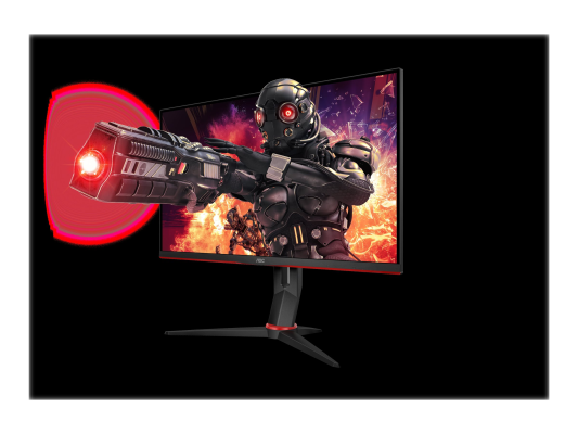 AOC | Monitor | 24G2ZE / BK | 23.8 " | IPS | FHD | 16:9 | 240 Hz | 1 ms | 1920 x 1080 | 350 cd / m² | Headphone out (3.5mm) | HDMI ports quantity 2 | Black | Warranty 36 month(s)