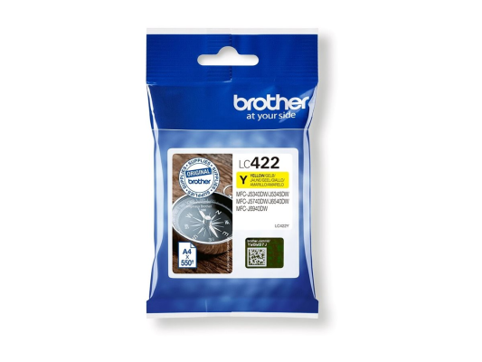 Brother LC422Y | Ink Cartridge | Yellow