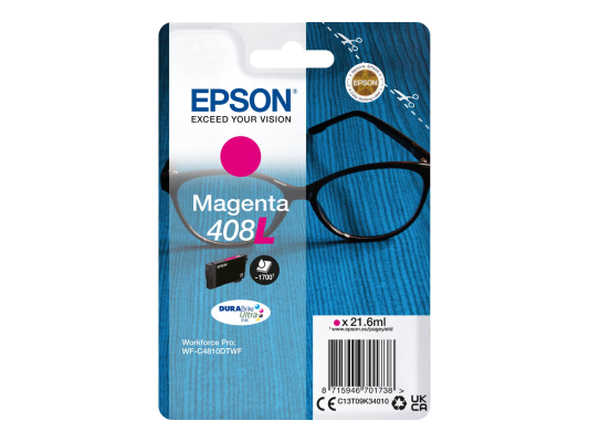 Epson DURABrite Ultra 408L | Ink cartrige | Magenta