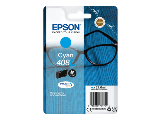 Epson DURABrite Ultra 408L | Ink cartrige | Cyan