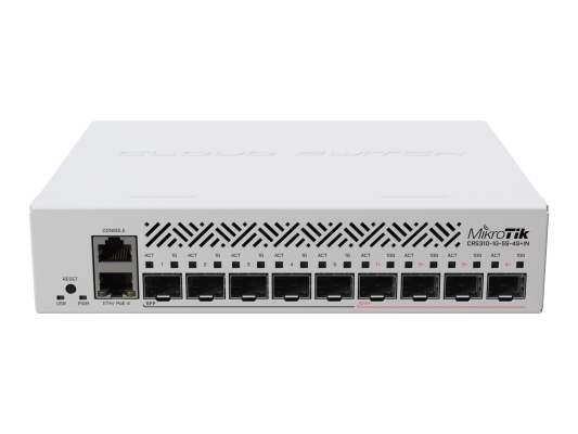 Cloud Router Switch | CRS310-1G-5S-4S+IN | No Wi-Fi | 10 / 100 / 1000 Mbit / s | Ethernet LAN (RJ-45) ports 1 | Mesh Support No | MU-MiMO No | No mobile broadband