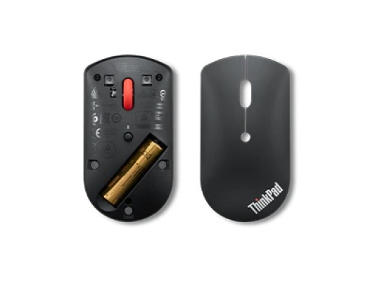 Lenovo | ThinkPad Bluetooth Silent Mouse w / o battery | Wireless | Bluetooth 5.0 | Black | 1 year(s)