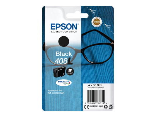 Epson 408L | DURABrite Ultra Ink | Black