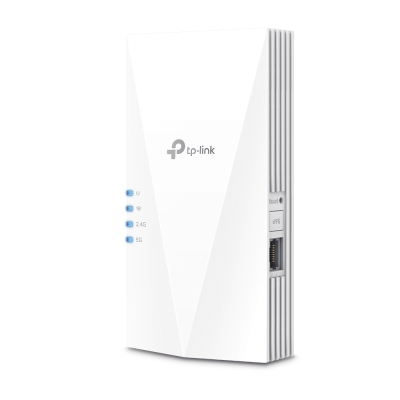 TP-LINK | AX1800 Wi-Fi 6 Range Extender | RE600X | 802.11ax | 2.4GHz / 5GHz | Ethernet LAN (RJ-45) ports 1 | MU-MiMO Yes | no PoE | Antenna type 2xInternal