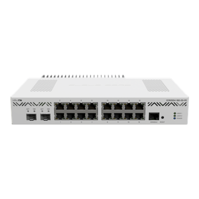 Ethernet Router | CCR2004-16G-2S+PC | 10 / 100 / 1000 Mbit / s | Mesh Support No | MU-MiMO No | No mobile broadband