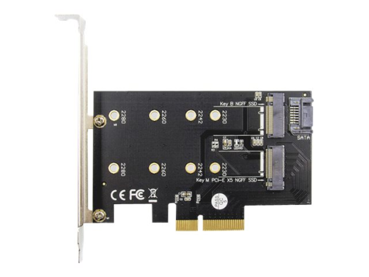 Digitus | M.2 NGFF / NVMe SSD PCI Express 3.0 (x4) Add-On Card | DS-33170