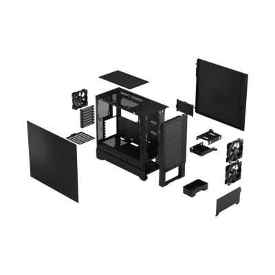 Fractal Design | Pop Air | Side window | Black Solid | ATX, mATX, Mini ITX | Power supply included No | ATX