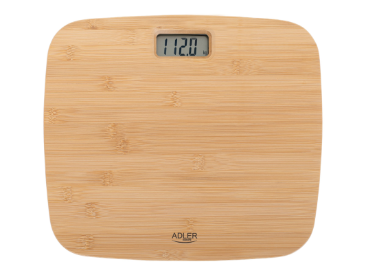 Adler | Bathroom Bamboo Scale | AD 8173 | Maximum weight (capacity) 150 kg | Accuracy 100 g
