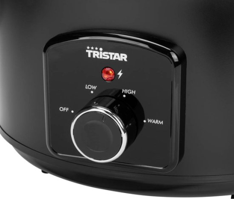 Tristar | Slowcooker | VS-3915 | 180 W | 3.5 L | Number of programs 3 | Black