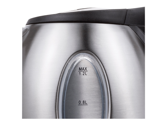 Tristar | Jug Kettle | WK-1323 | Standard | 1500 W | 1.2 L | Stainless steel | 360° rotational base | Silver