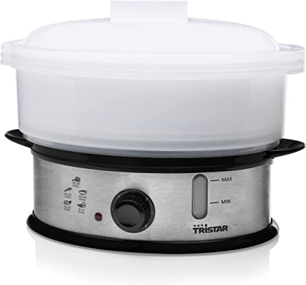 Tristar | Food Steamer | VS-3914 | Silver | 1200 W | Capacity 11 L | Number of baskets 3