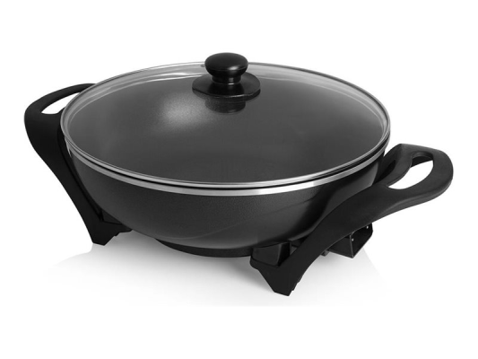 Tristar | Electric Wok | PZ-9130 | 1500 W | Stainless steel | 4.5 L | Black