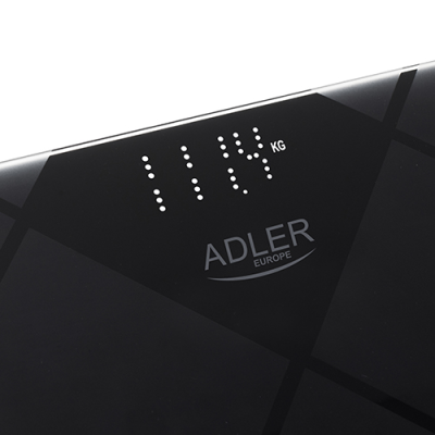 Adler | Bathroom Scale | AD 8169 | Maximum weight (capacity) 180 kg | Accuracy 100 g | Graphite / Black