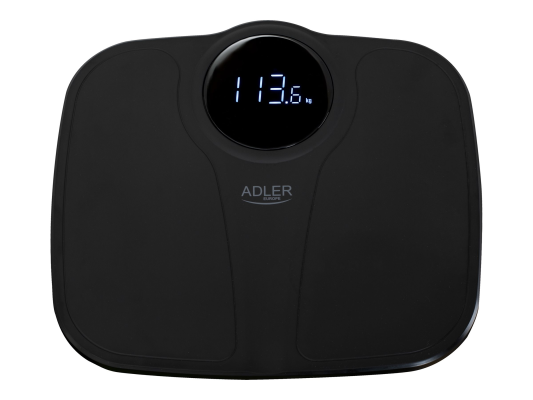 Adler | Bathroom Scale | AD 8172b | Maximum weight (capacity) 180 kg | Accuracy 100 g | Body Mass Index (BMI) measuring | Black