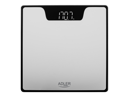 Adler | Bathroom Scale | AD 8174s | Maximum weight (capacity) 180 kg | Accuracy 100 g | Silver