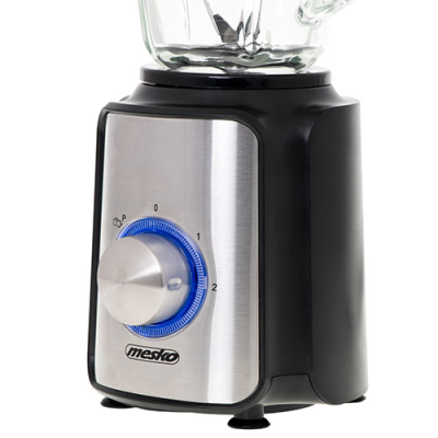 Mesko | Blender | MS 4080 | Tabletop | 600 W | Jar material Glass | Jar capacity 1.5 L | Ice crushing | Black / Silver