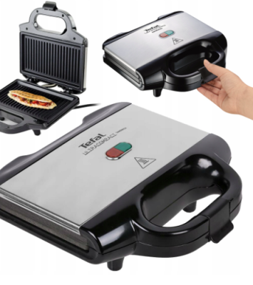 TEFAL | Sandwich Maker | SM157236 | 700 W | Number of plates 1 | Black / Stainless steel