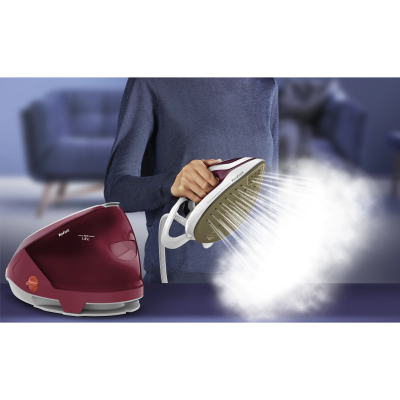 TEFAL | Ironing System Pro Express Protect | GV9220E0 | 2600 W | 1.8 L | Auto power off | Vertical steam function | Calc-clean function | Red