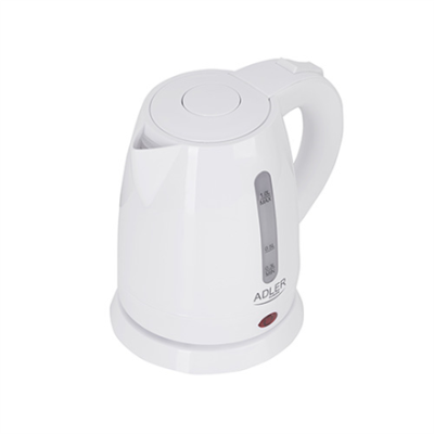 Adler | Kettle | AD 1272 | Electric | 1600 W | 1 L | Stainless steel / Polypropylene | 360° rotational base | White