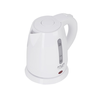 Adler | Kettle | AD 1272 | Electric | 1600 W | 1 L | Stainless steel / Polypropylene | 360° rotational base | White