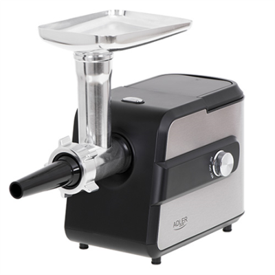 Adler | Meat mincer with a shredder | AD 4813 | Silver / Black | 600 W | Number of speeds 2 | Throughput (kg / min) 1