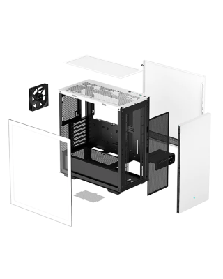 Deepcool | MID TOWER CASE | CH510 | Side window | White | Mid-Tower | Power supply included No | ATX PS2