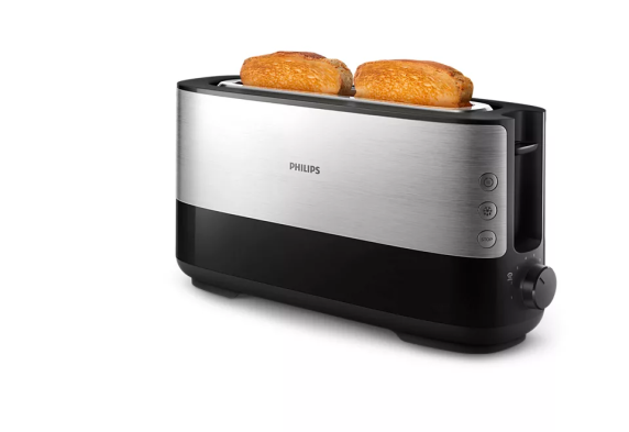 Philips | Toaster | HD2692 / 90 Viva Collection | Power 950 W | Number of slots 2 | Housing material Metal / Plastic | Black