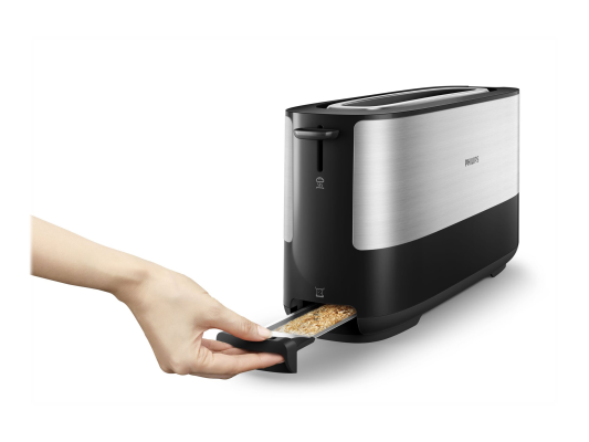Philips | Toaster | HD2692 / 90 Viva Collection | Power 950 W | Number of slots 2 | Housing material Metal / Plastic | Black