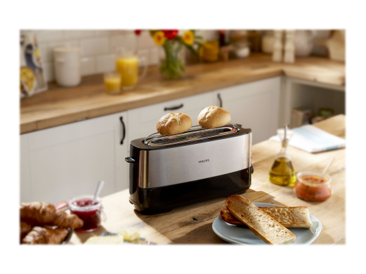 Philips | Toaster | HD2692 / 90 Viva Collection | Power 950 W | Number of slots 2 | Housing material Metal / Plastic | Black